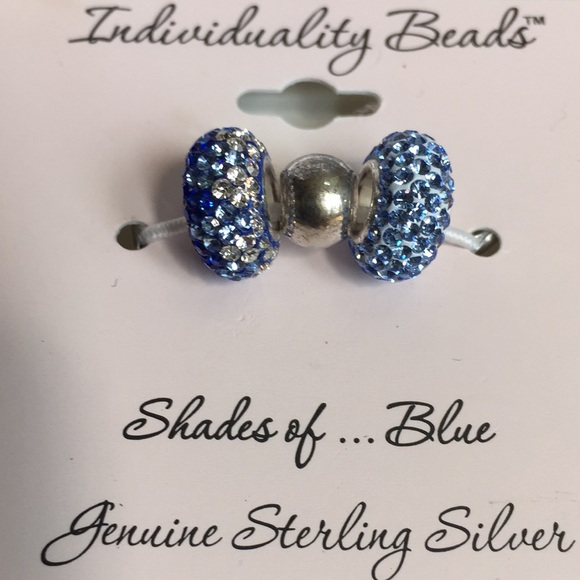 Jewelry - 10 / $10 Individuality Beads in shades of blue